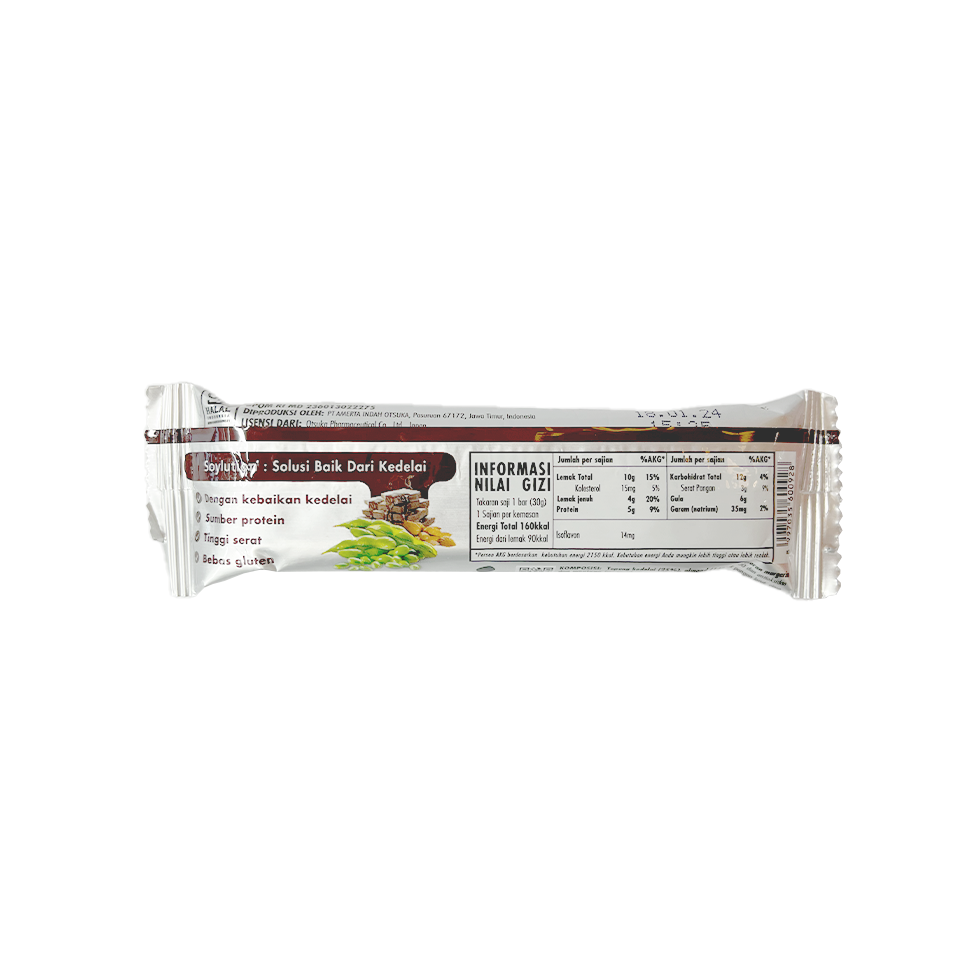 SoyJoy Crispy Chocolate Protein Bar (30g) (48/carton) TastySnackAsia