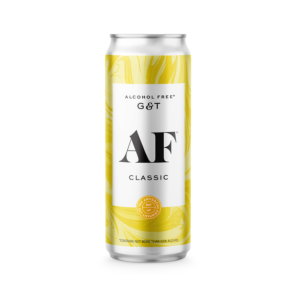 AF - Classic Gin & Tonic (250ml) - Front Side