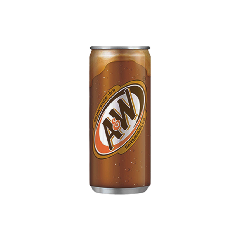 A&W - Root Beer Can Drink (320ml) (24/carton)