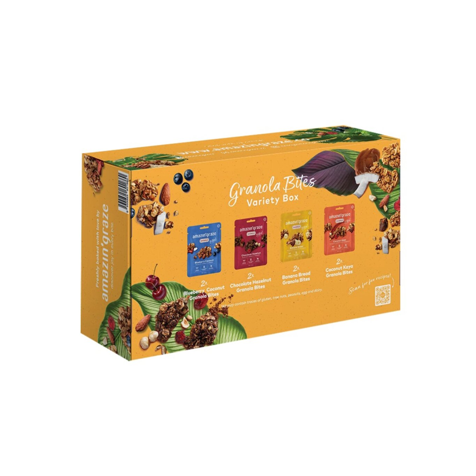 
            
                Load image into Gallery viewer, Amazin Graze - Granola Bites Variety Box (320g) (7/Carton)
            
        