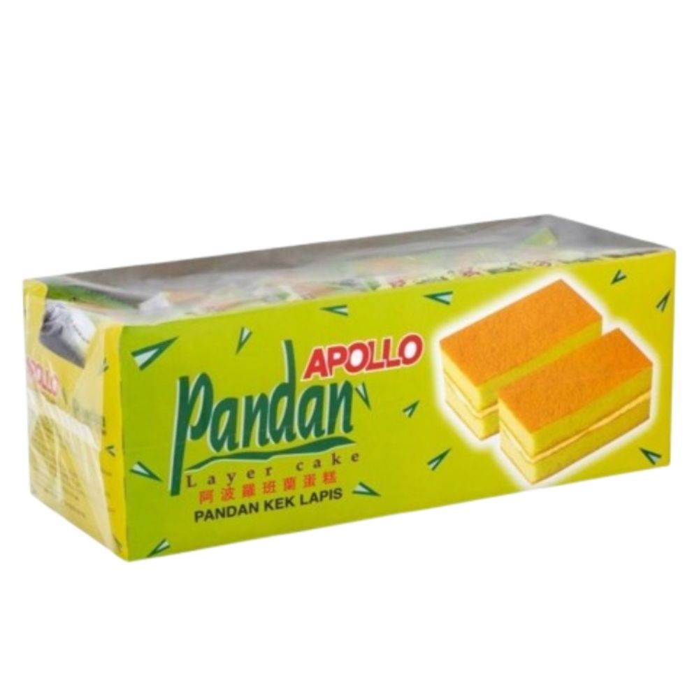 Apollo - Pandan Layer Cake (24/pack) (18g) (24/carton) – Tasty Snack Asia