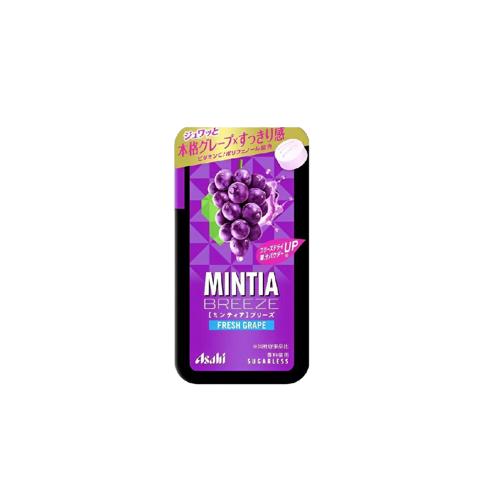 Asahi Mintia - Breeze Fresh Grape Mints (22g) (8/carton) – Tasty