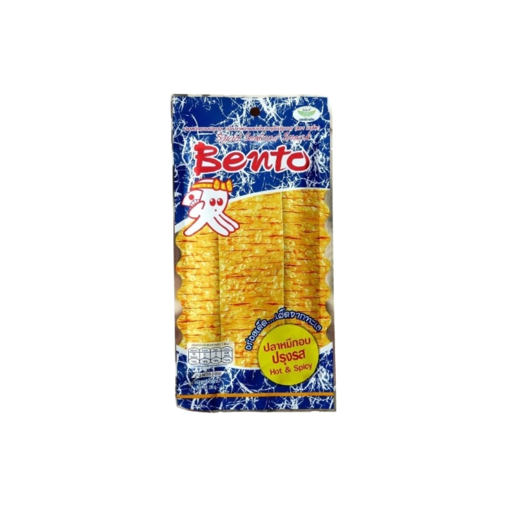 Bento - Hot & Spicy Cuttlefish (20g) (12/carton) – Tasty Snack Asia