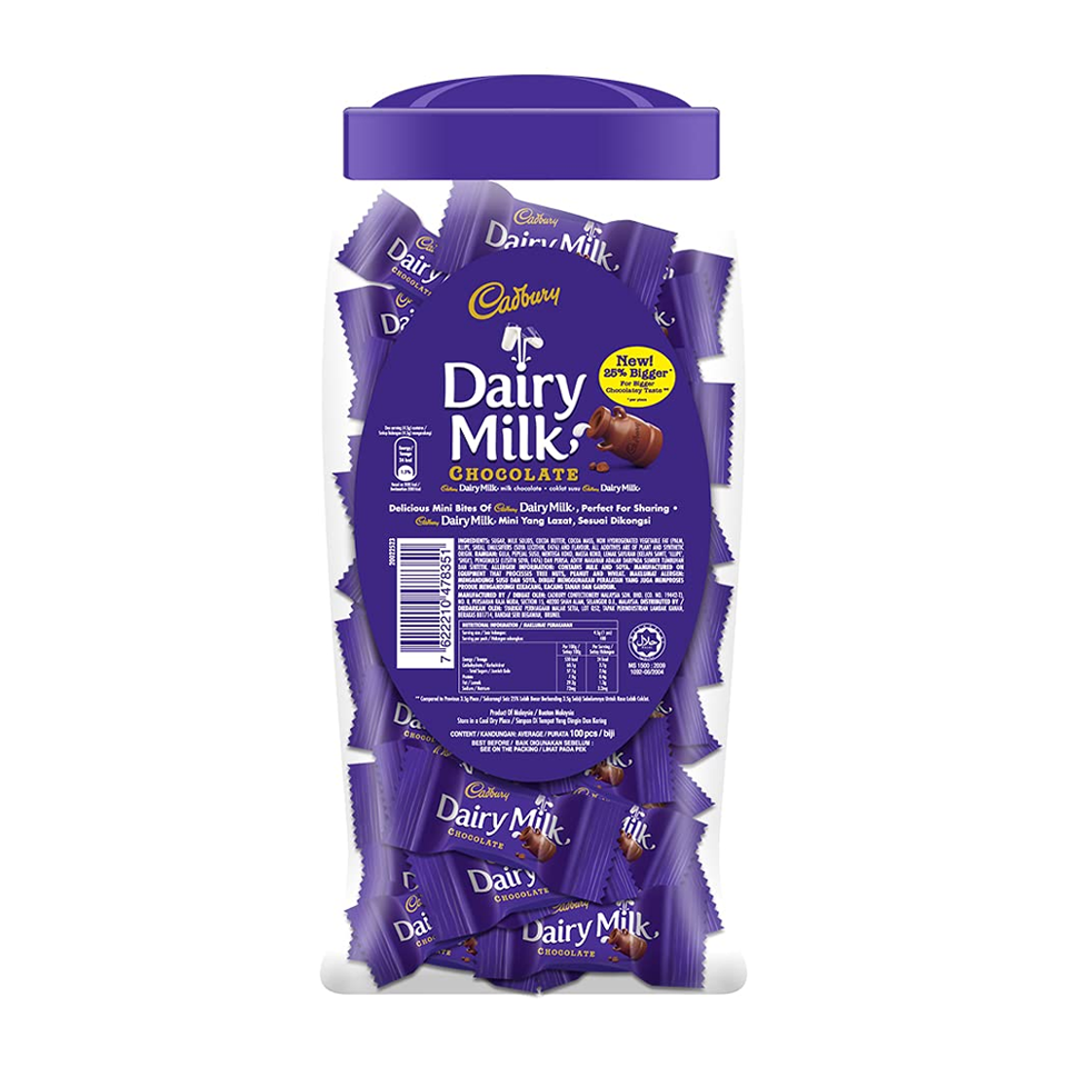 Cadbury - Dairy Mini Milk Chocolate Bites (405g) (90/carton)