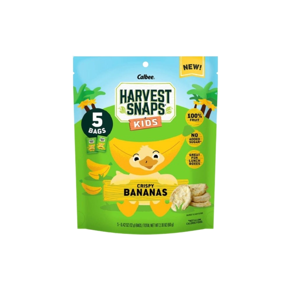 Calbee - Harvest Snaps Kids Crispy Bananas (5/pack) (11g) (12/carton)