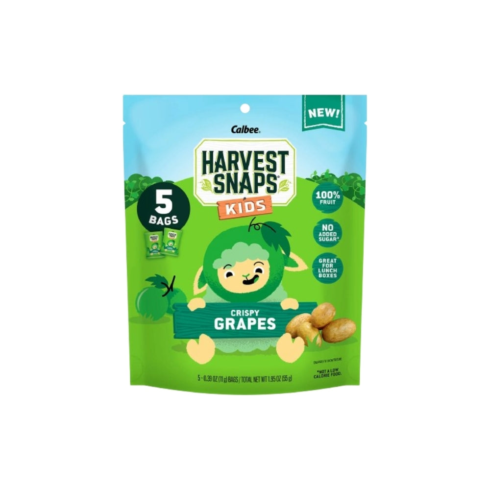 Calbee - Harvest Snaps Kids Crispy Grapes (5/pack) (11g) (12/carton)