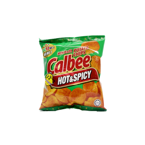 Calbee - Hot & Spicy Potato Chips (22g)