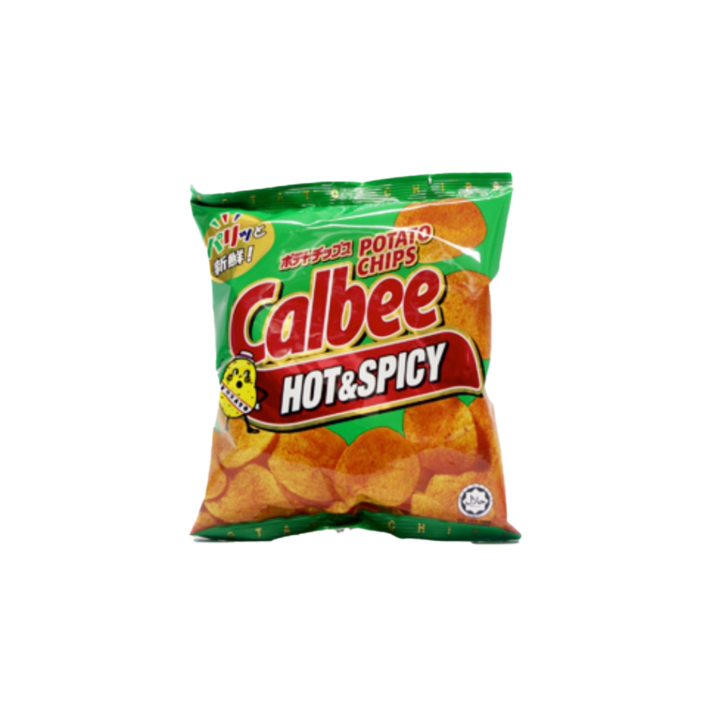 Calbee - Hot & Spicy Potato Chips (22g) (30/carton)
