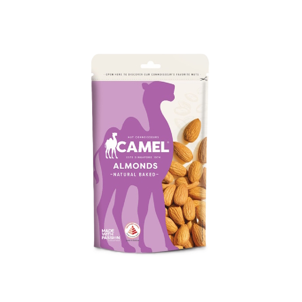 Camel - Natural Bake Almonds (36g) (20/carton) – Tasty Snack Asia
