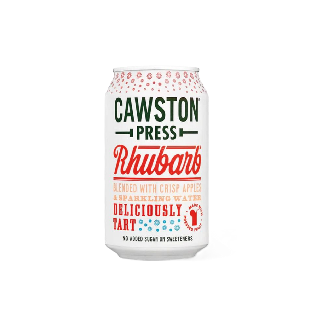 Cawston Press - Sparkling Rhubarb & Apple Juice (330ml) (24/carton)