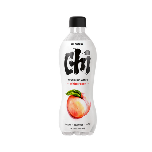 Chi Forest - White Peach Sparkling Water Bottle (480ml) (15/carton