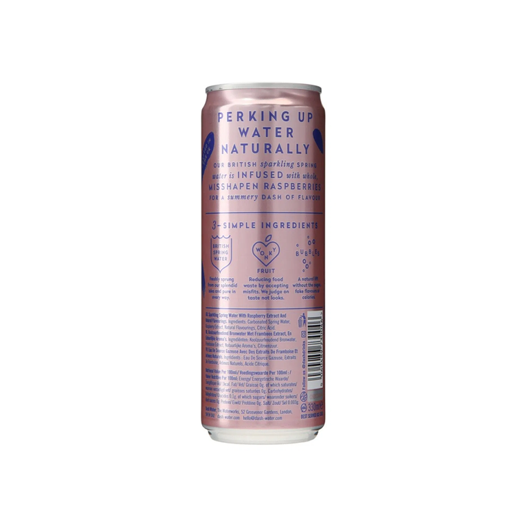 Dash - Raspberries Infused Sparkling Water (300ml) (24/carton) – Tasty ...