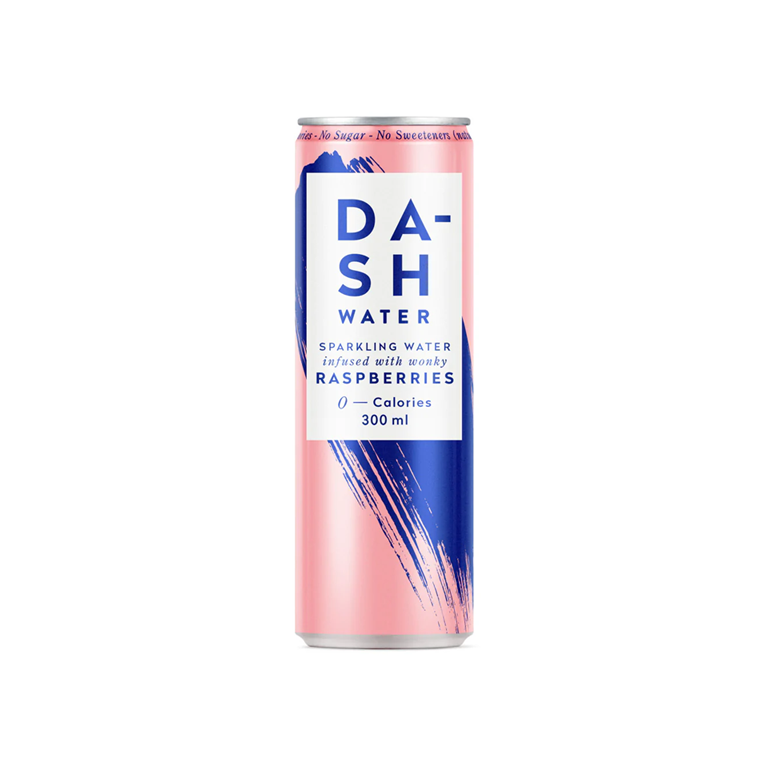 Dash Water Raspberry Dash - Raspberries Infused Sparkling Water (300ml) (24/carton) – Tasty ...
