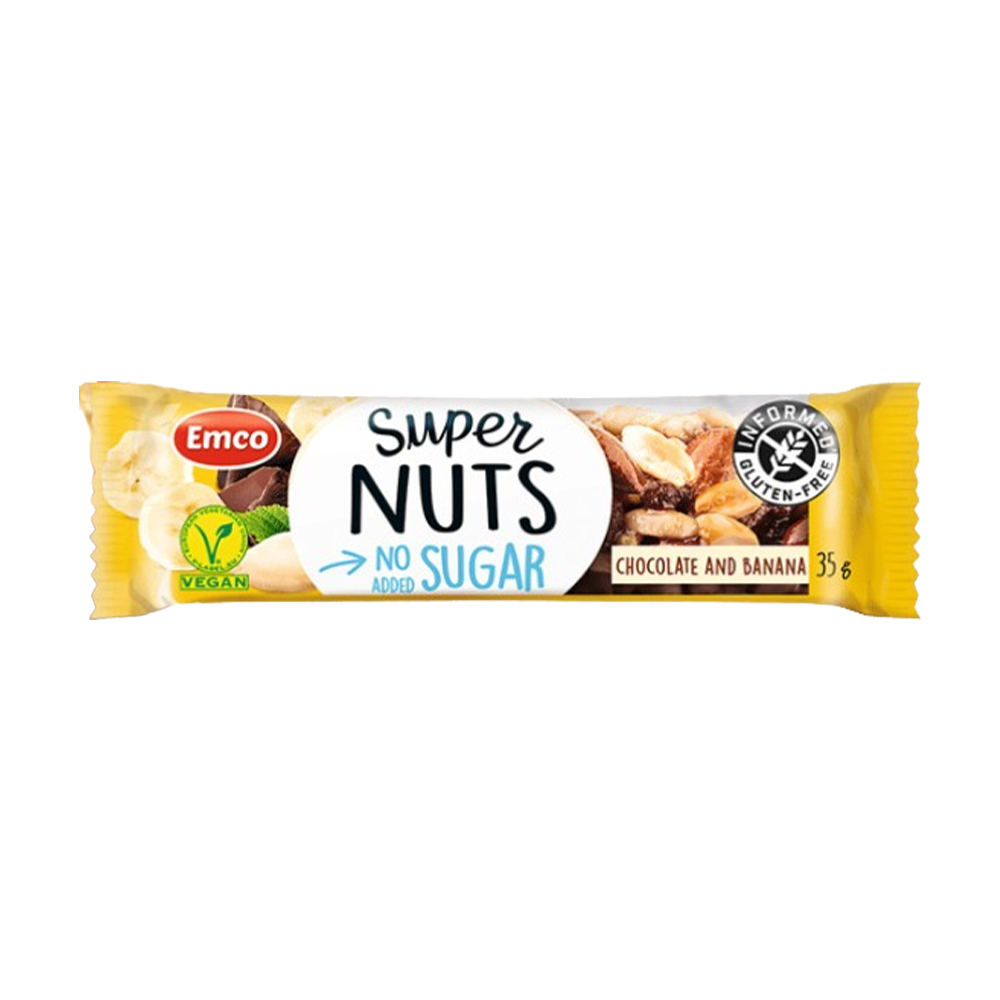 Emco - Choco & Banana Super Nut Bar (35g)