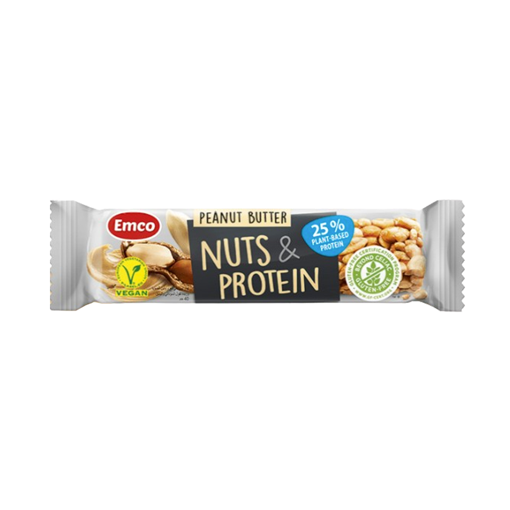Emco - Peanut Butter Gluten Free Protein Bar (40g) (20/Carton)
