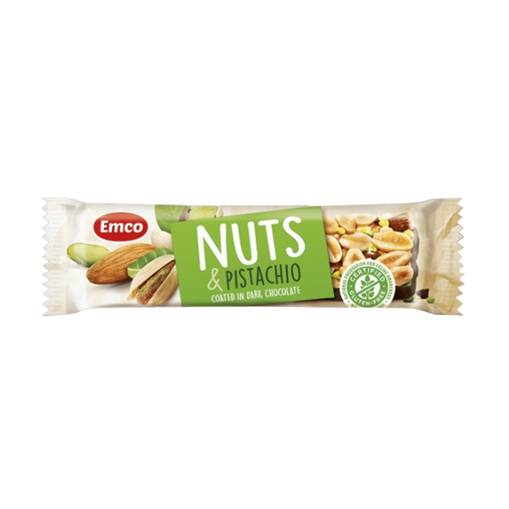 Emco - Pistachio Nut Bar (35g) (20/Carton)
