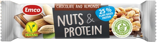 Emco - Choco & Almond Gluten Free Protein Bar (40g) (20/Carton)