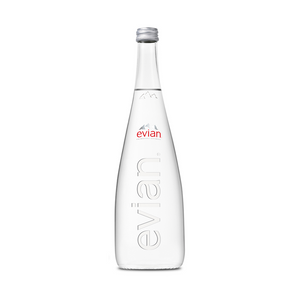 Evian - Natural Mineral Glass Bottle (750ML) (12/carton)