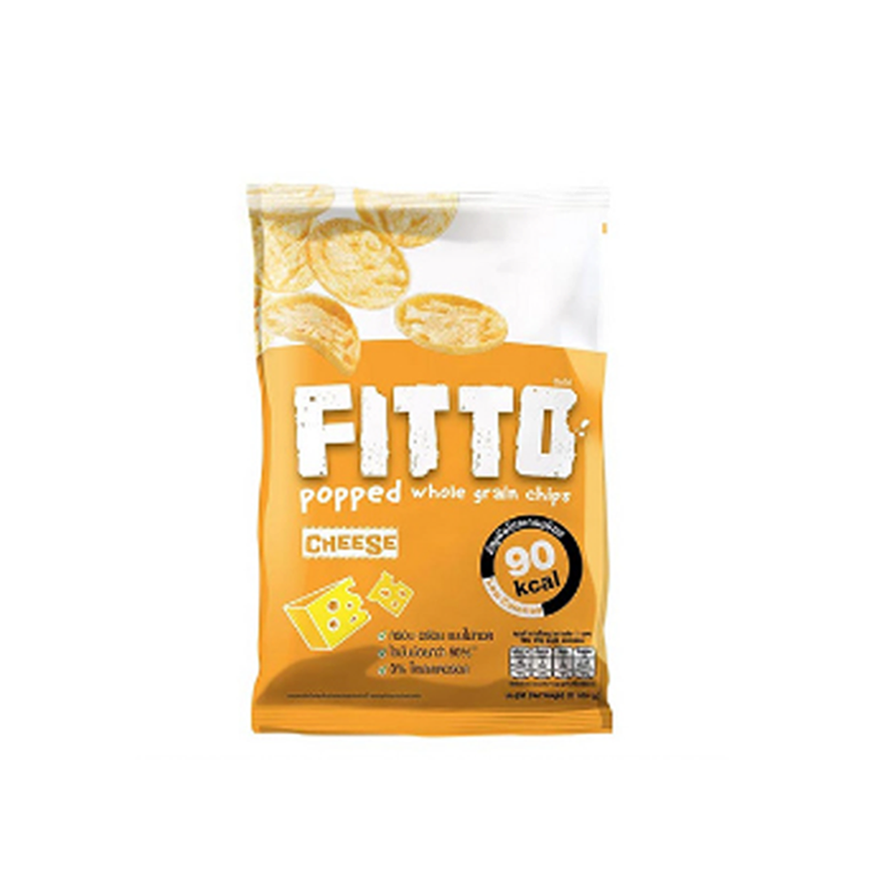 FITTO - Popped Whole Grain Chips Cheese (20g) (48/Carton)