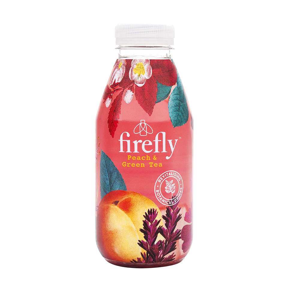 
            
                Load image into Gallery viewer, Firefly - Peach And Green Tea (330ml) - Front Side
            
        