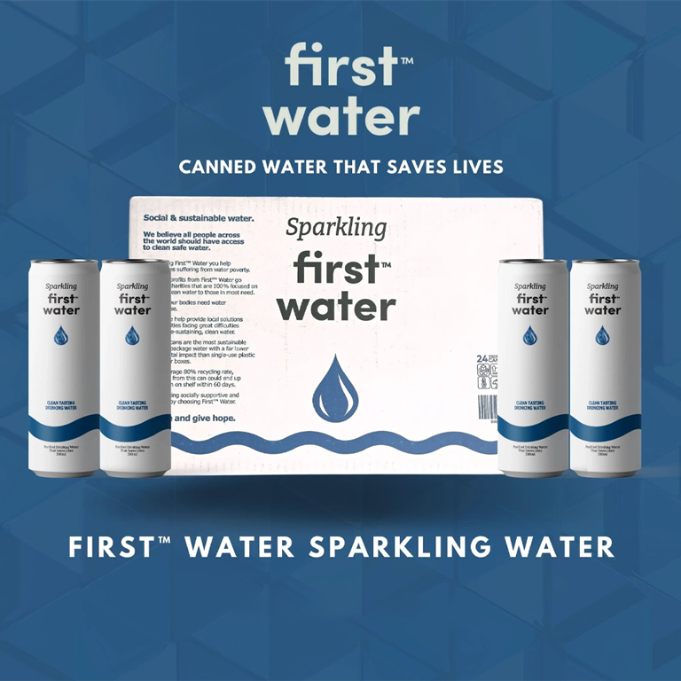 First Collection Water FirstWater - Sparkling Water (330ml) (24/carton) – Tasty Snack Asia