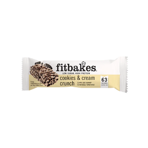 Fitbakes - Cookies & Cream Chocolate Crunch Bar (19g) (12/carton)