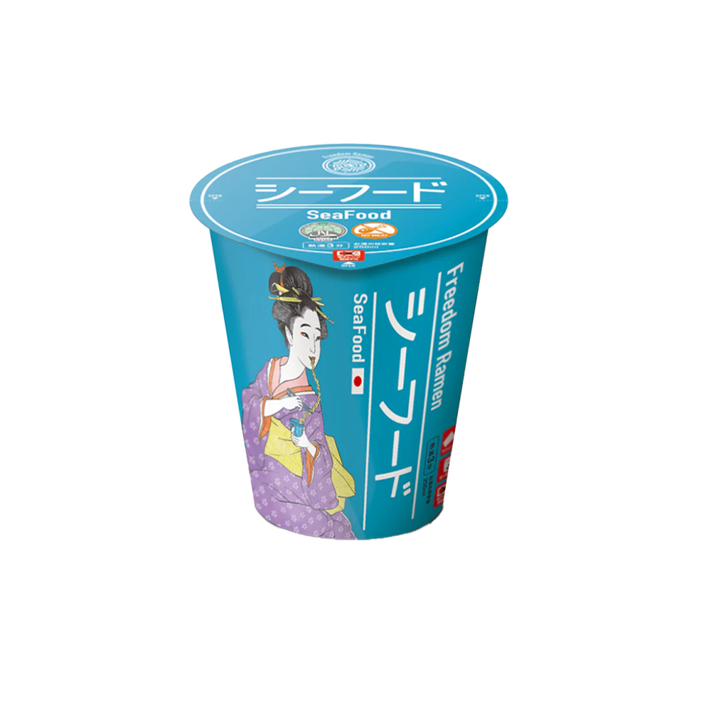 Freedom Snack Freedom - Seafood Ramen (70g) (12/carton) – Tasty Snack Asia