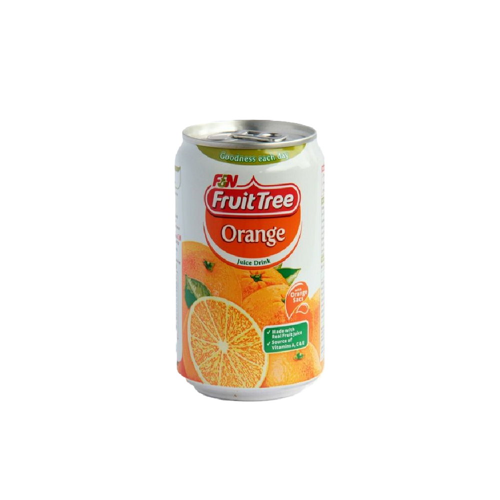 Fruit Tree - Orange Juice With Orange Sacs Can Drink (300ml) (24/carton)