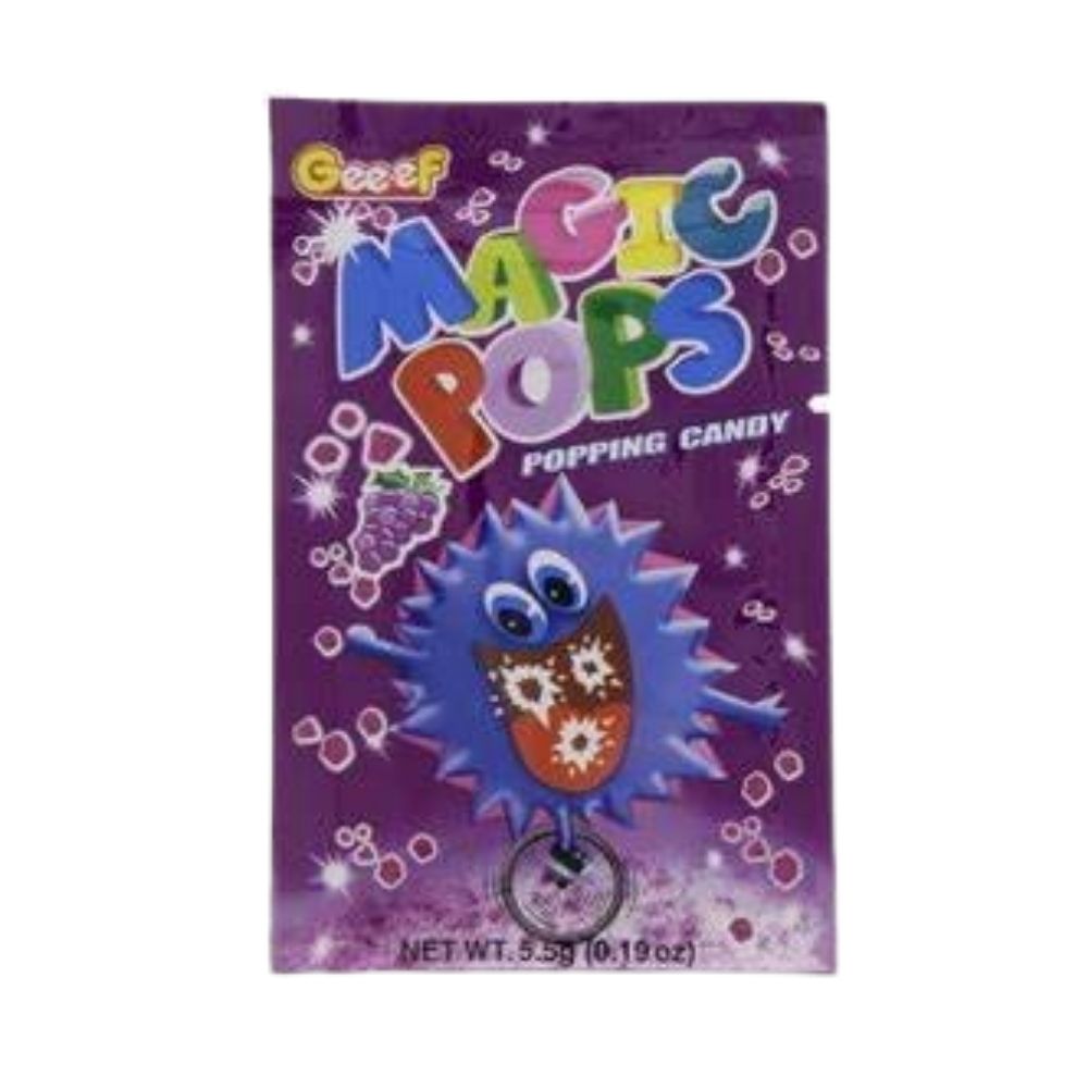 Geez Pops GEEEF - Grape Magic Pop Rocks (Powder Only) (5.5g) (40/carton) – Tasty ...