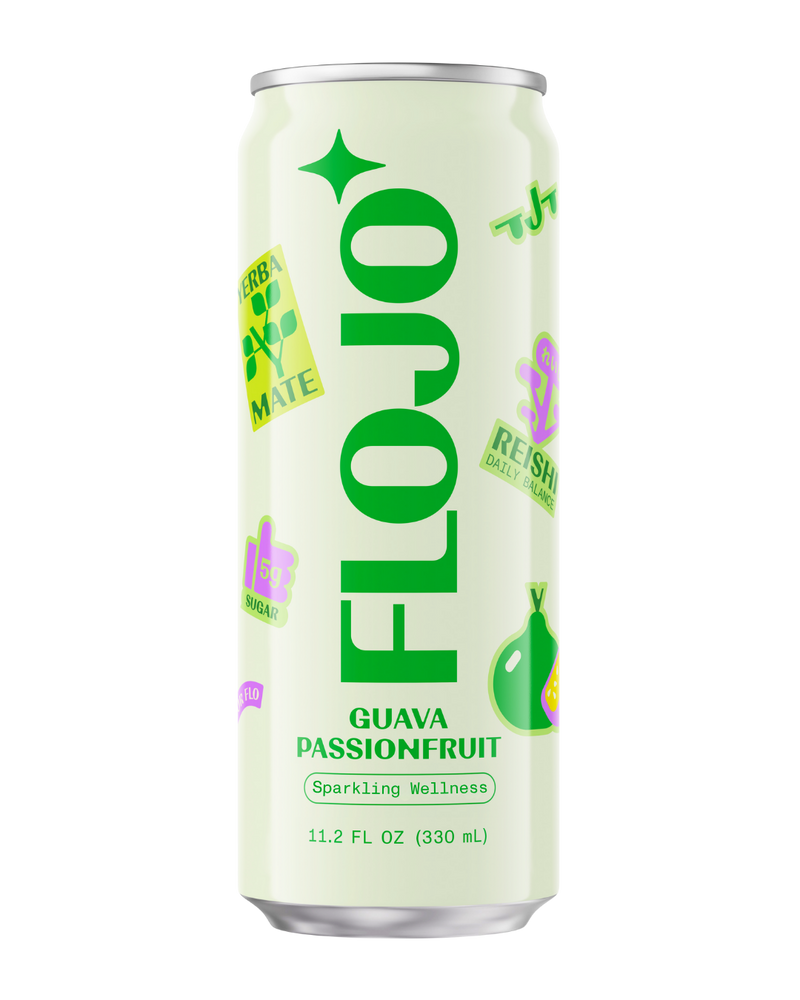 Flojo - Guava Passionfruit Sparkling Energy Tea (330ml)