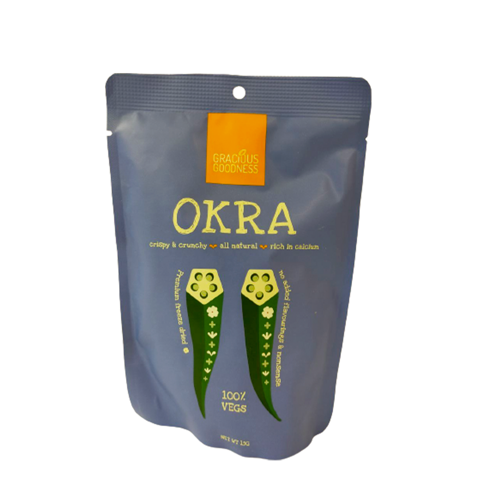 Gracious Goodness - Freeze Dried Okra Chips (15g)