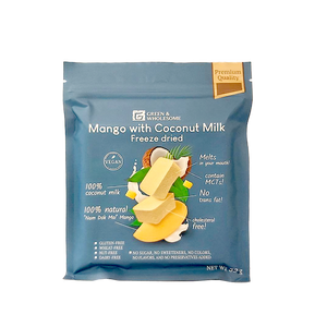 
            
                Load image into Gallery viewer, Green &amp;amp; Wholesome - Mango with Coconut Milk Freeze Dried Snack (32g)
            
        