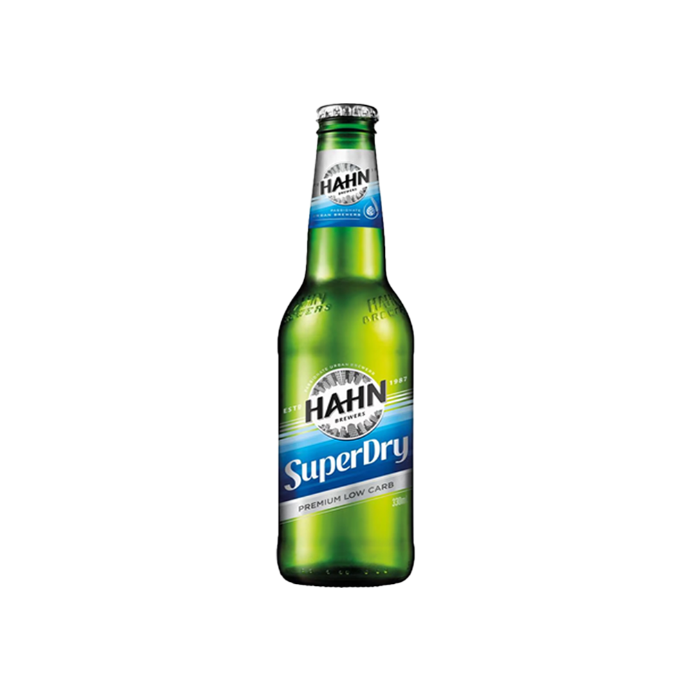 Hahn Super Dry Beer Low Carb 4.6% (330ml) (24/Carton)