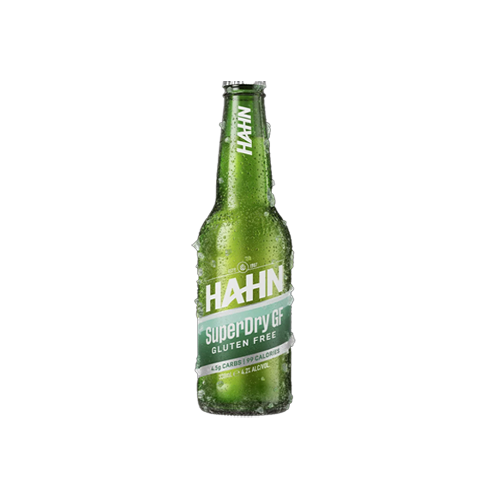 Hahn Super Dry Gluten Free Beer Low Carb 4.2% (330ml) (24/Carton)