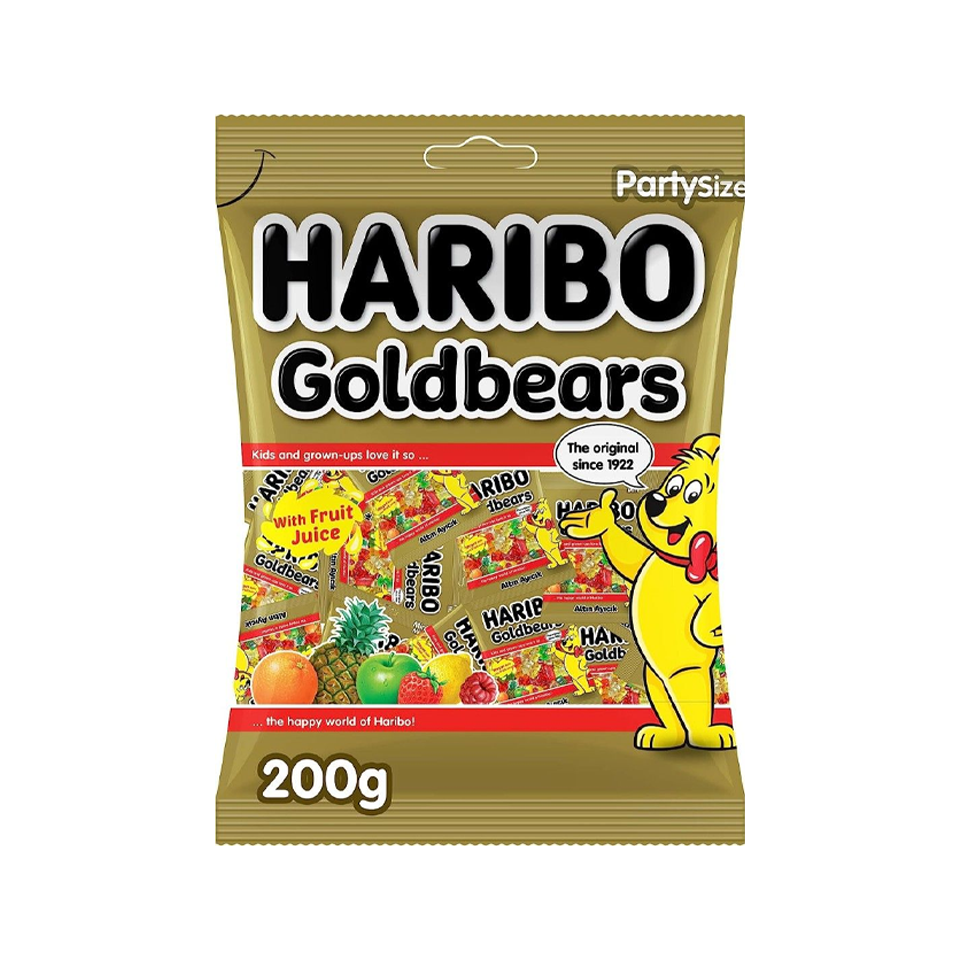 Haribo -  Goldbears Fun Pack Gummies (200g) (24/ctn)