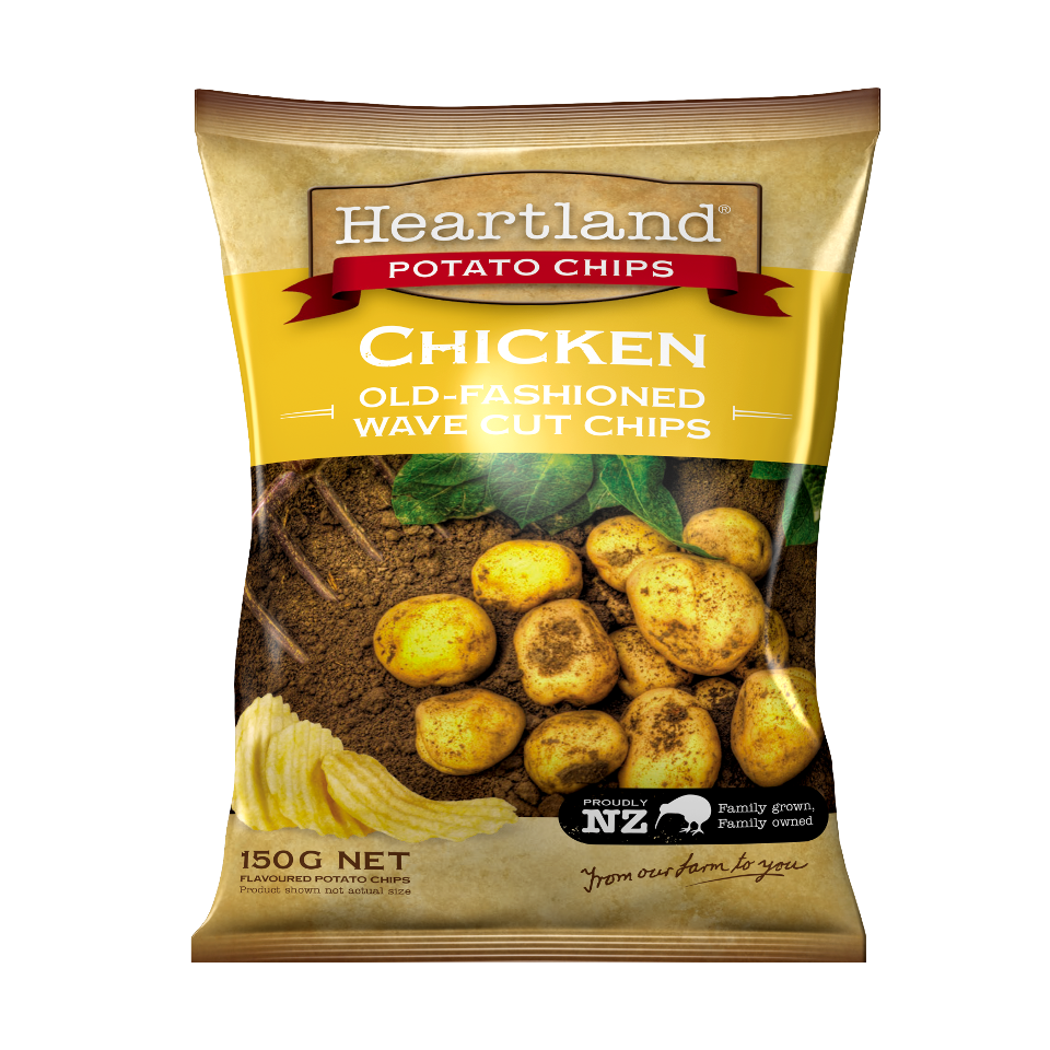 Heartland - Chicken Flavoured Potato Chips (150g)