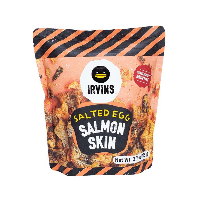 Irvins - Salted Egg Salmon Skin (105g) (24/carton)