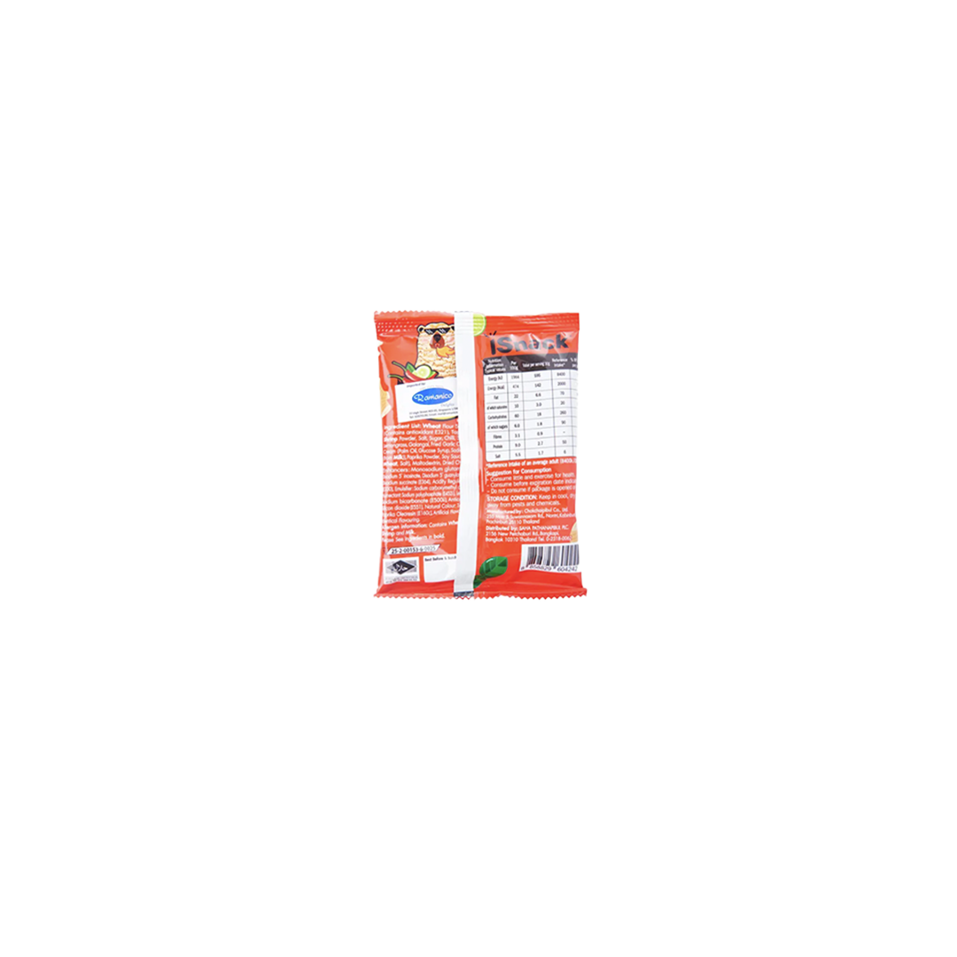 Isnack - Crispy TomYam Noodle Snack (30g) (120/carton) – Tasty Snack Asia
