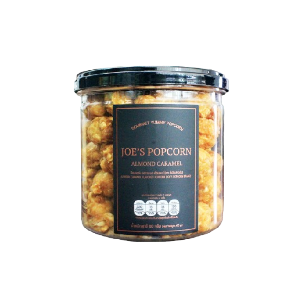 Joe's Popcorn - Almond Caramel Popcorn (60g) (24/carton)