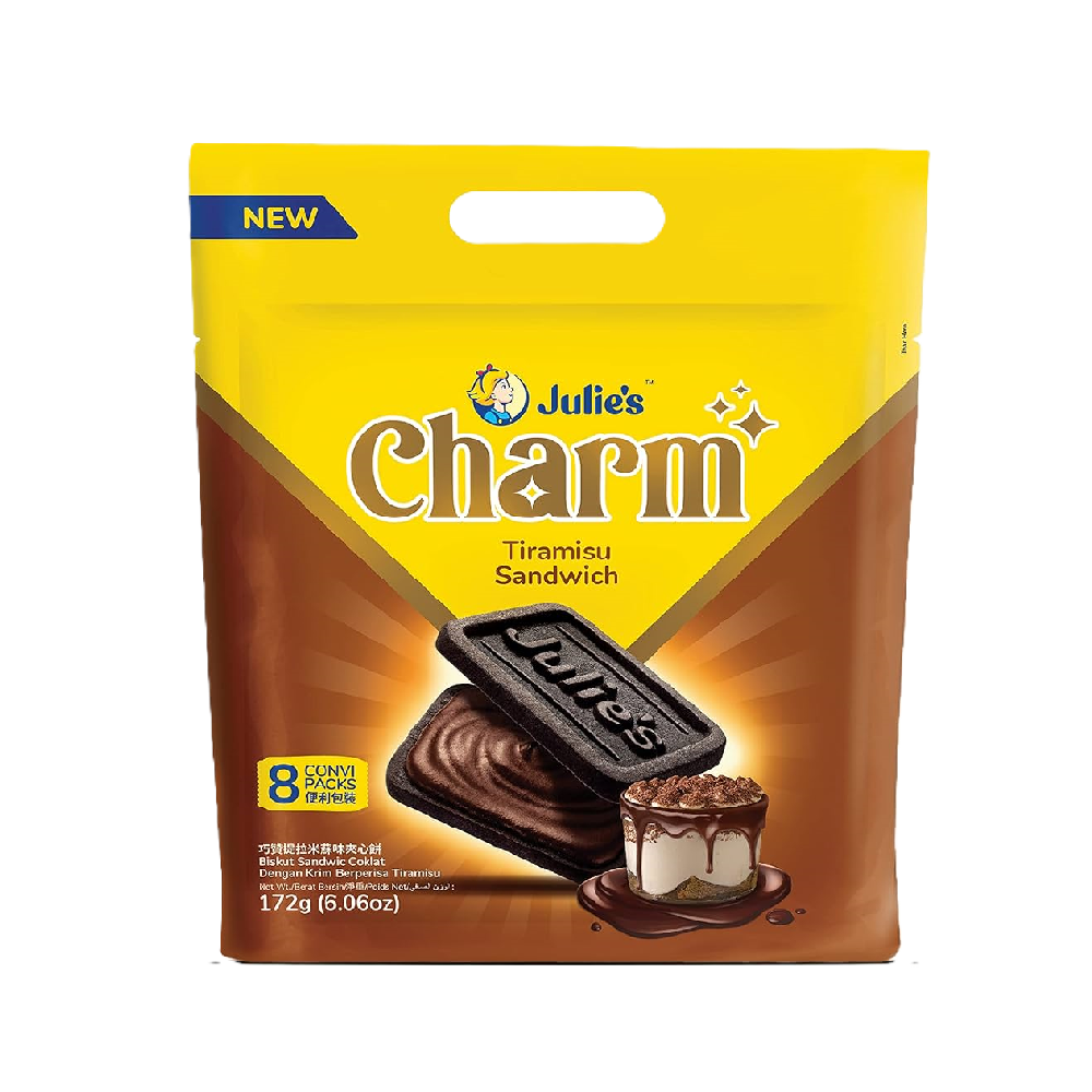 Julie's - Charm Tiramisu Sandwich (8/pack) (172g) (12/carton)