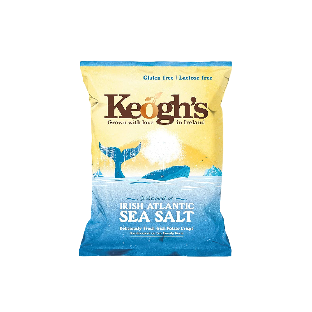 Keogh's - Irish Atlantic Sea Salt Potato Crisps (50g) (24/carton)