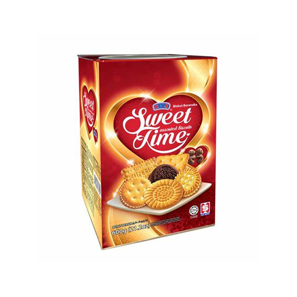 Kerk - Sweet Time Assorted Biscuits Tin (600g)