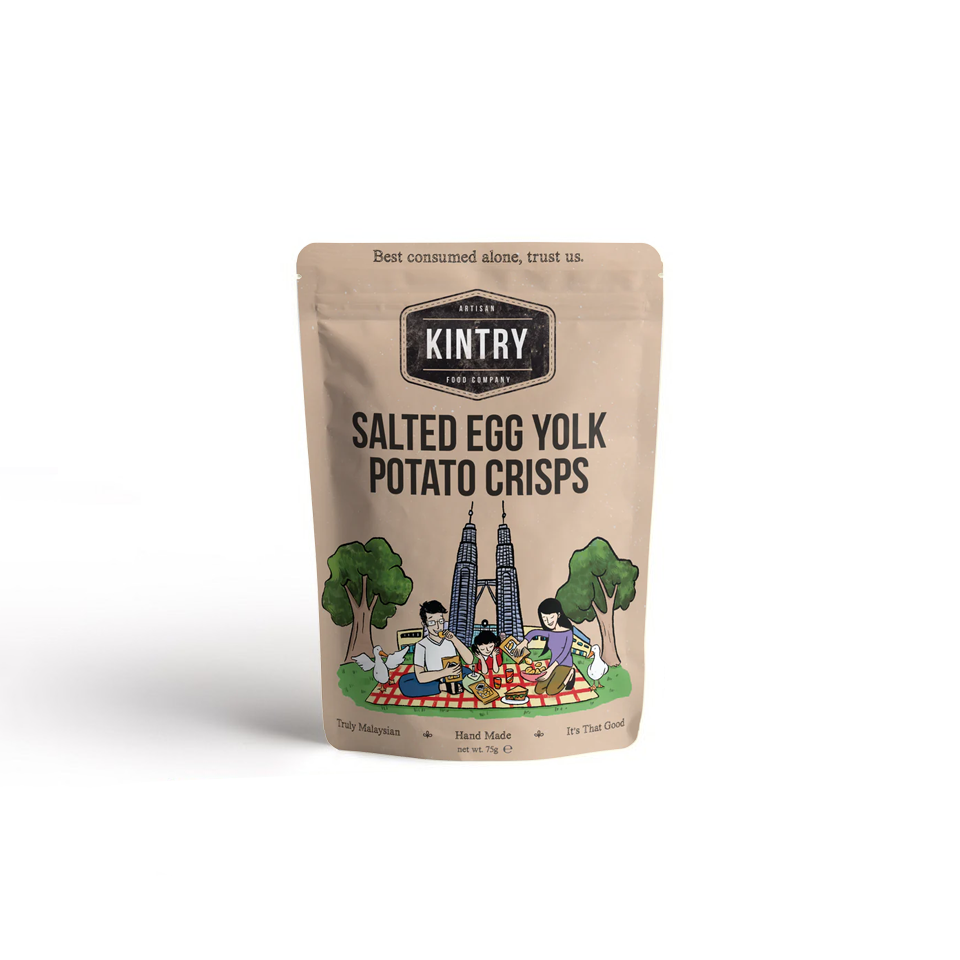 Kintry Picture Kintry - Salted Egg Yolk Potato Crisps (25g) – Tasty Snack Asia