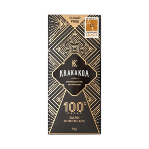 Krakakoa - Arenga 100% Dark Chocolate (50g) - Front Side