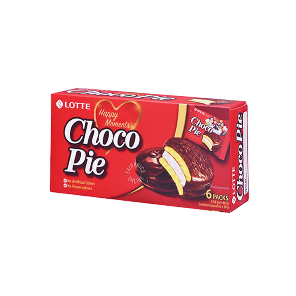 Lotte - Original Choco Pie (6/pack) (168g) (16/carton) – Tasty