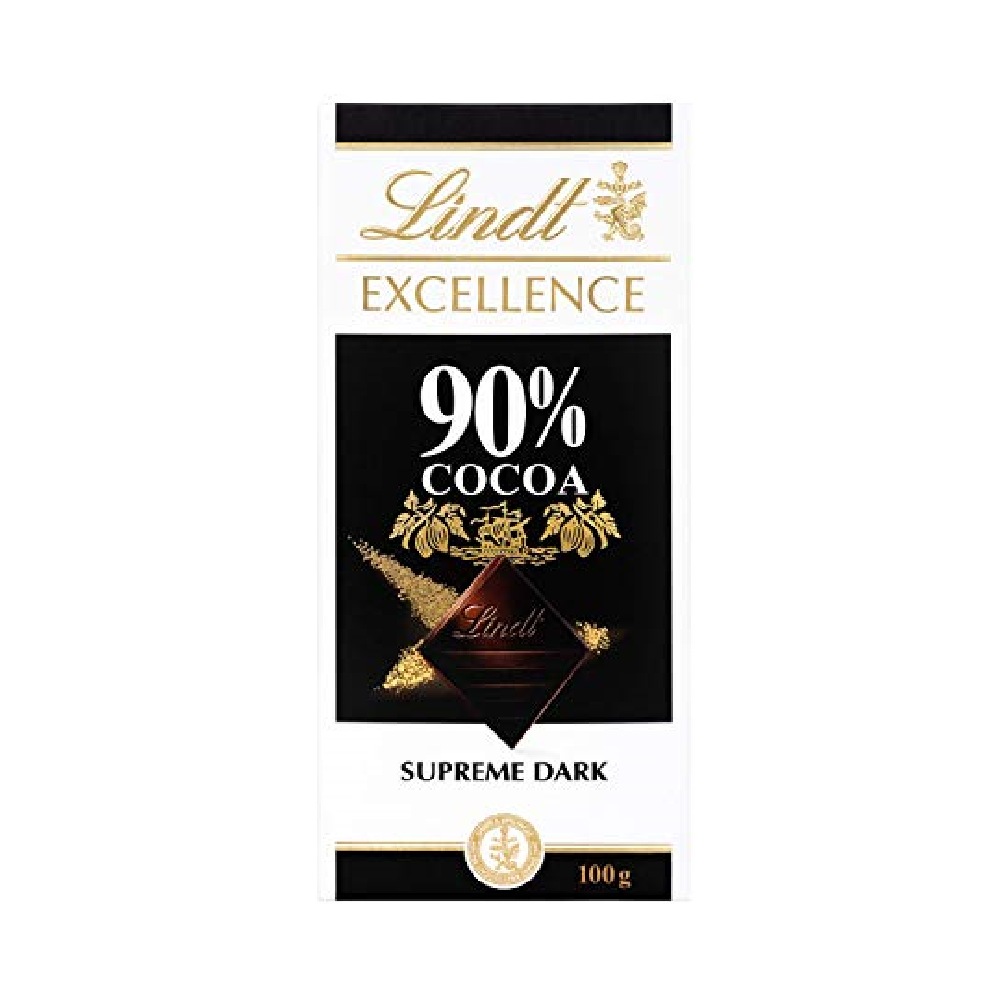 Lindt - Excellence 90% Dark Chocolate (100g) (20/carton)