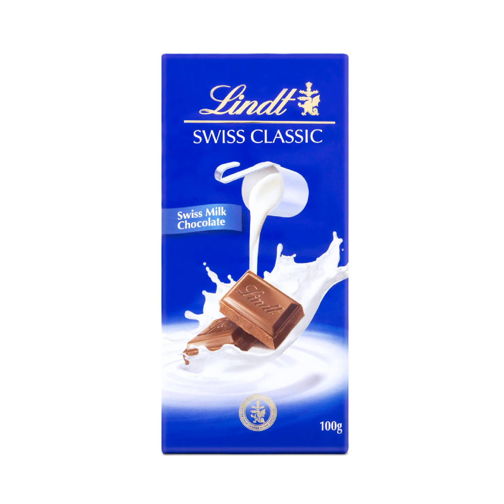 Lindt - Swiss Classic Milk Chocolate (100g) (12/carton)