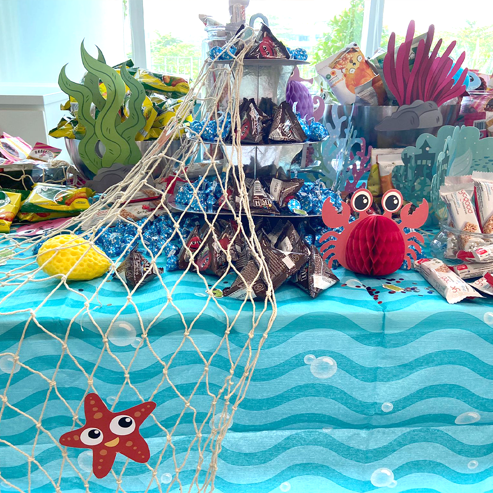 Snack Table Spread (Water Conservation theme) – Tasty Snack Asia