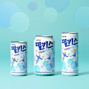 Lotte - Milkis Carbonated Yoghurt Drink (250ml) (30/carton)