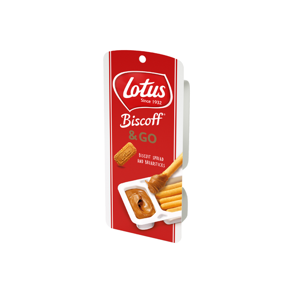 
            
                Load image into Gallery viewer, Lotus Biscoff &amp;amp; Go - Biscuit Spread and Breadstick (45g) (8/carton)
            
        
